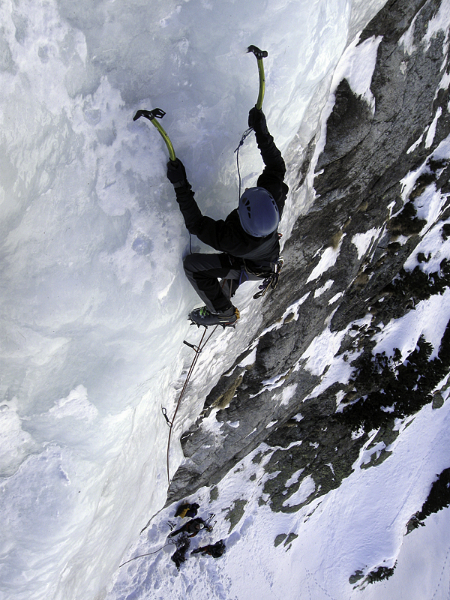 Kurzy ledového lezení pořádá horský vůdce Pavel Žofka